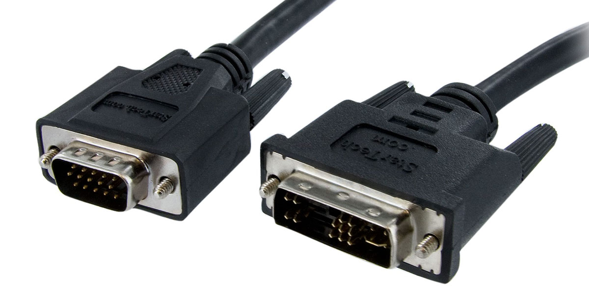 Startech 2m DVI to VGA Display Monitor Cable M/M - DVI to VGA (15 Pin)