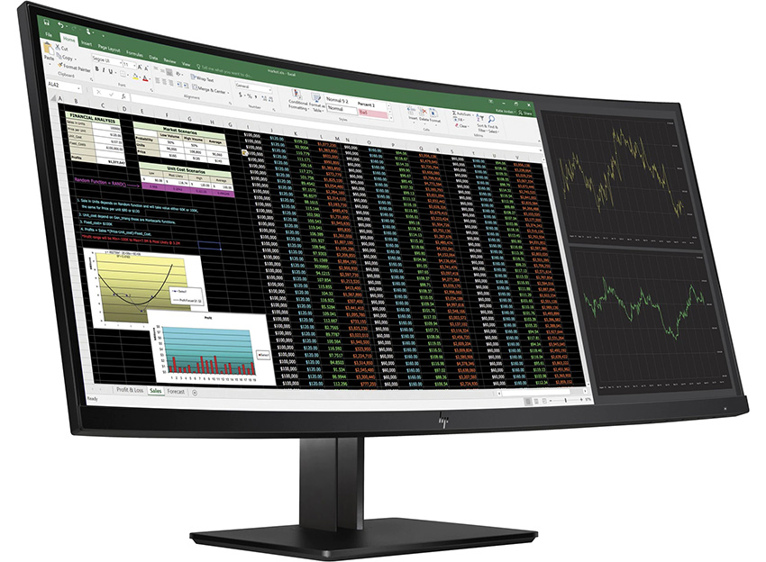 HP Z4W65A4 HP Z38c 37.5in Curved Monitor