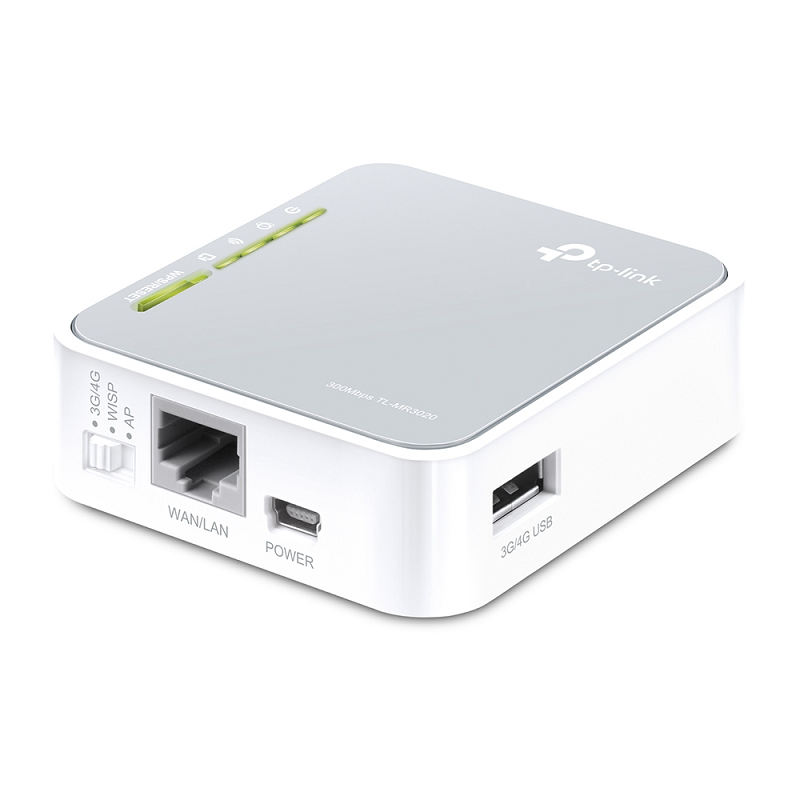 TP-Link TL-MR3020 Portable 3G/4G Wireless N Router | Comms Express