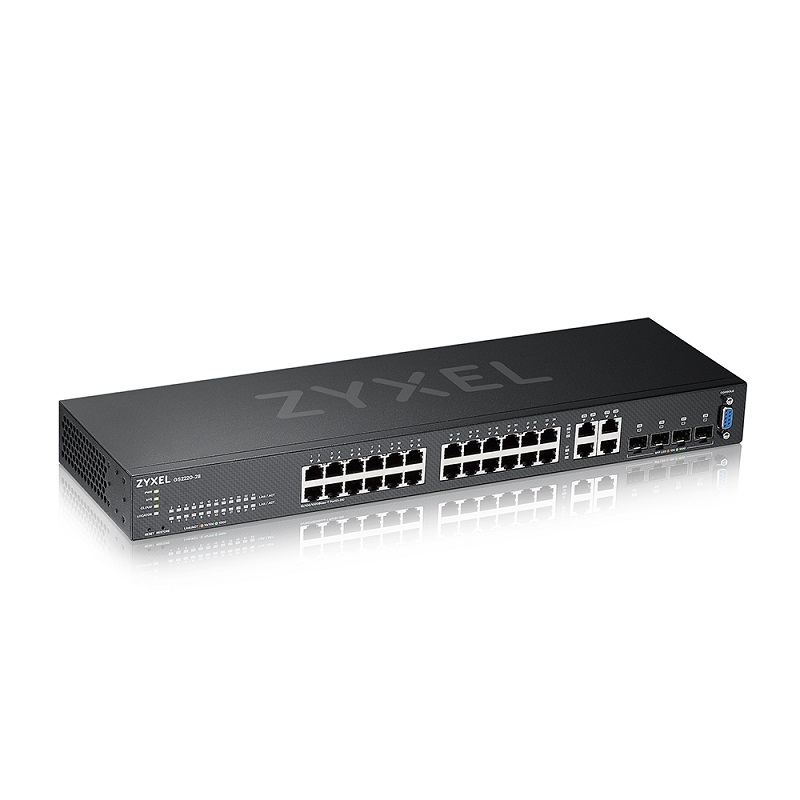 Zyxel GS2220-28-GB0101F 24-port Gigabit Ethernet L2 Switch with GbE Uplink