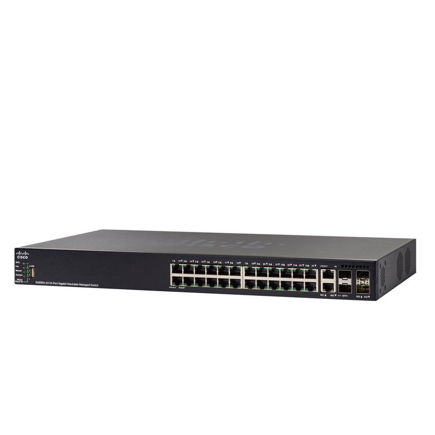 Cisco SG550X-24MP 24 Port Stackable Managed L3 Gigabit Ethernet PoE Switch