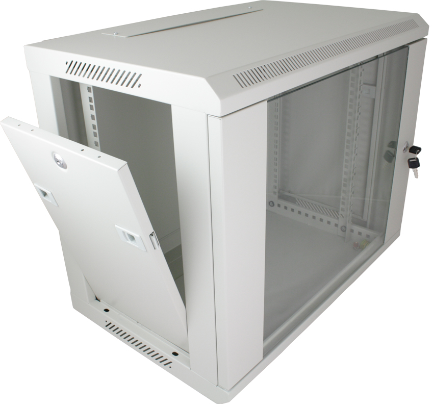 datacel 9u wall mounted data cabinet/data rack 390mm deep - 390mm d