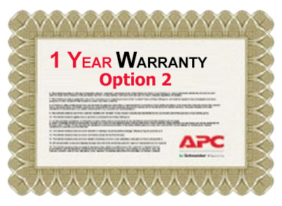 APC Service Pack 1 Year Extended Warranty for Concurrent Sales (Option 2)
