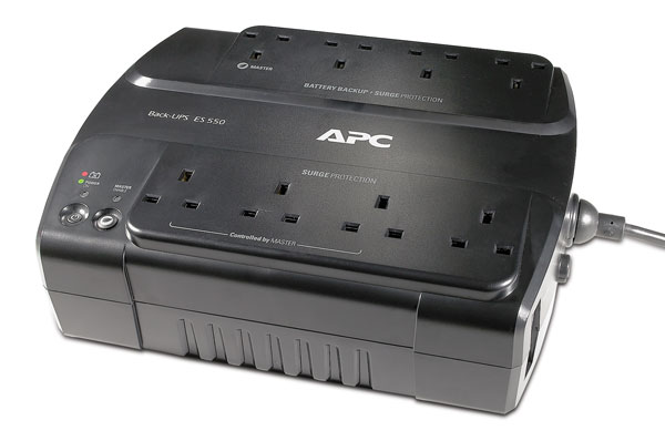 APC Back-UPS ES 550VA Desktop UPS - BE550G - UPS Battery Backups 