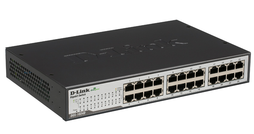 D-Link DGS-1024D 24-Port Green Ethernet Copper Gigabit Switch