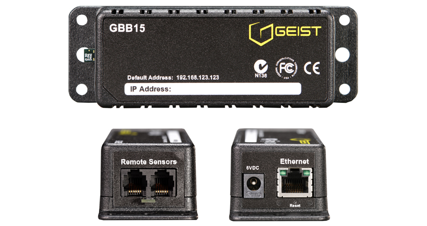Geist WatchDog 15-UN Environment Monitor c/w temp/humid/dew point sensors
