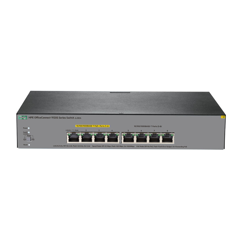 HPE JL383A OfficeConnect 1920S 8G PPoE+ 65W Switch