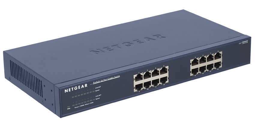 Netgear JGS516-200EUS - 16 Port Unmanaged Gigabit Switch