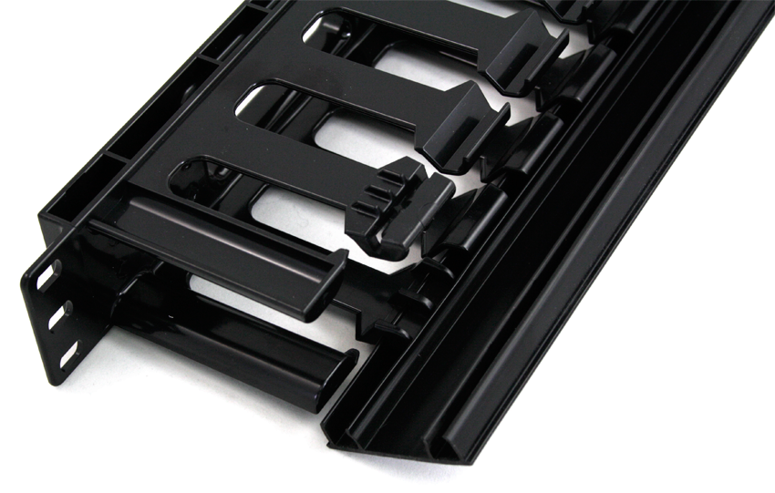 19 Inch Rackmount Hinged Cable Dump Panel