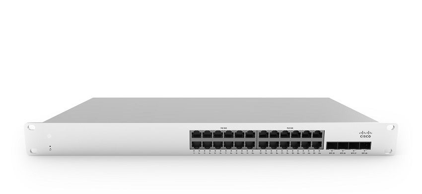 Cisco Meraki MS210-24P 24-Port PoE Cloud Managed Stackable Gigabit Switch
