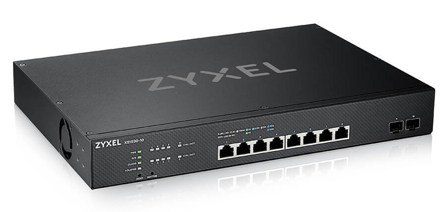 Zyxel XS1930-10 8-port Multi-Gigabit Smart Managed L3 Switch with 2 SFP+ Uplink