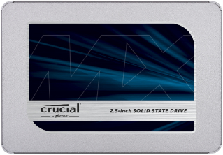 Crucial 500GB MX500 SATA 2.5-inch 7mm (with 9.5mm adapter) Internal SSD