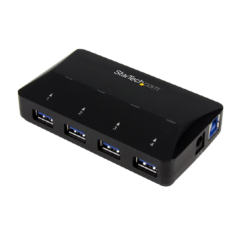 StarTech ST53004U1C 4-Port USB 3.0 Hub plus Dedicated Charging Port - 1 x 2.4A Port