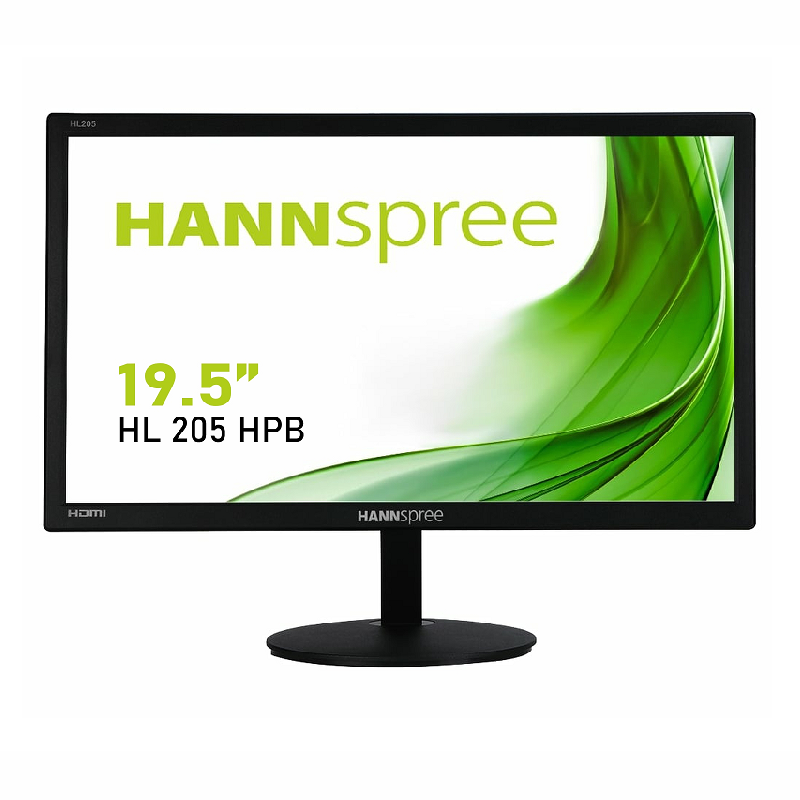 Hannspree HL205HPB HD+ LED Computer Monitor 49.5cm 1600 x 900 pixels - Black