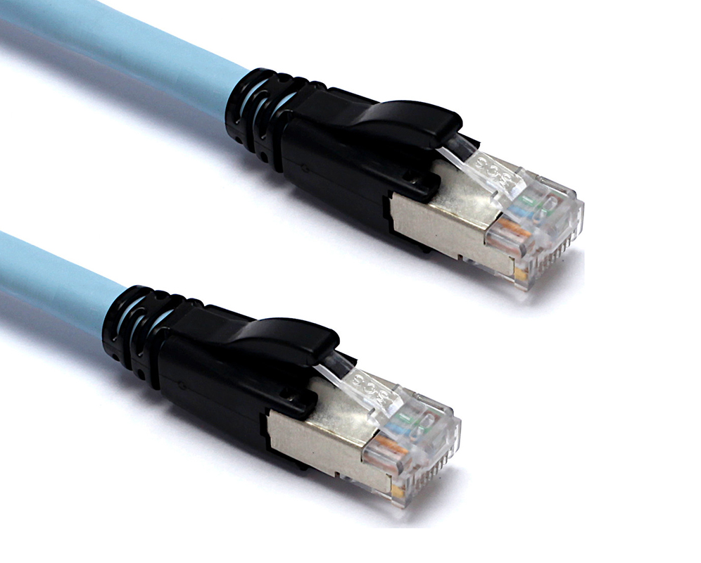 Excel Cat6a Solid Patch Lead F/FTP LS0H Blade Booted