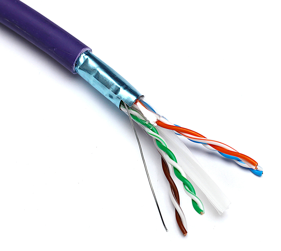 Excel Cat6 Cable F/UTP B2ca LS0H 305m Reel Violet