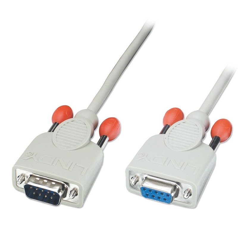 Lindy 31522 10m Serial Extension Cable (9DM/9DF)