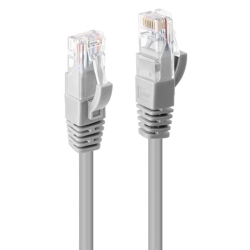 Lindy 44460 10m Cat6 U/UTP Network Cable, Grey