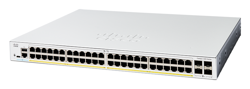 Cisco C1200-48T-4X 48 Port Gigabit + 4x SFP+ L3 Supported Managed Switch