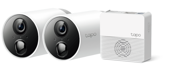 TP-Link TAPO C400S2 Smart Wire-Free Security Camera System, 2-Camera System