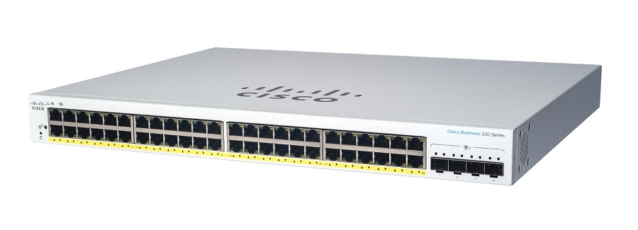 Cisco Business 220 CBS220-48T-4X 48 Ports Layer 2 Ethernet Switch