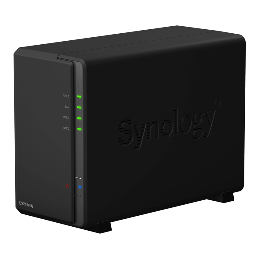 Synology DiskStation DS218play with 4TB WD Red HDD