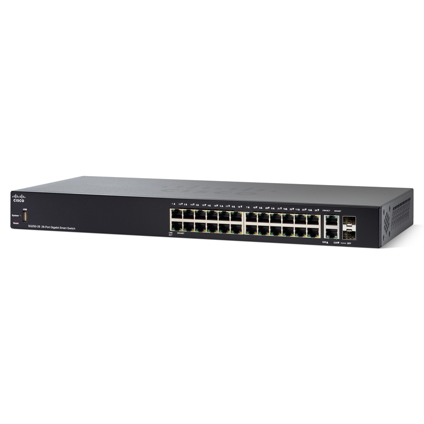 Cisco SG250-26-K9-UK 24 Port Gigabit Switch