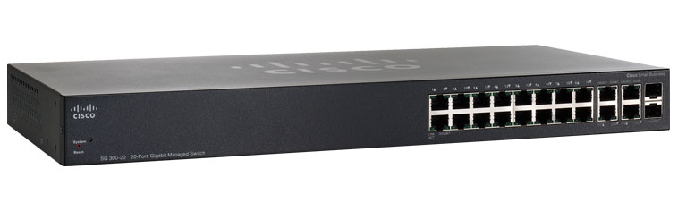 Cisco SMB SG300-20 SRW2016-K9-UK 16 Port Gigabit Switch