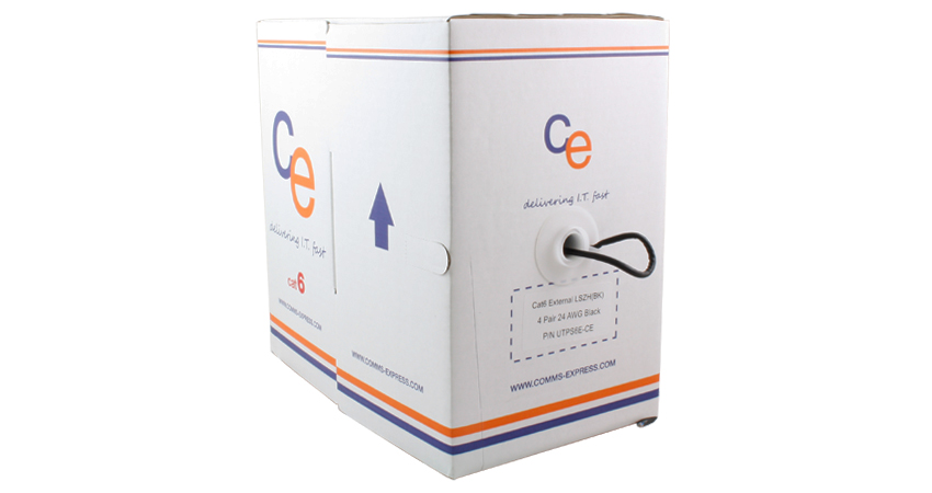 CE Cat6 Cable UTP External 4 Pair LDPE - 305 Metre Box