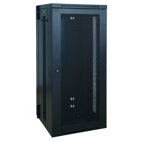 Tripp Lite SmartRack 26U Low-Profile Rack Enclosure Cabinet, Hinged Back