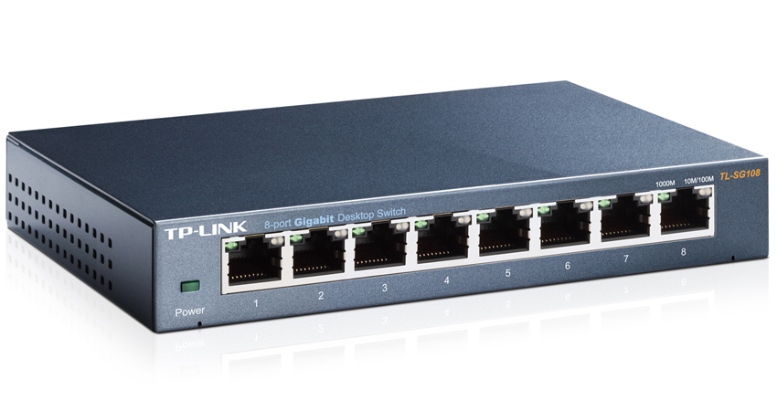 TP-Link TL-SG108 8-Port Gigabit Unmanaged Network Switch
