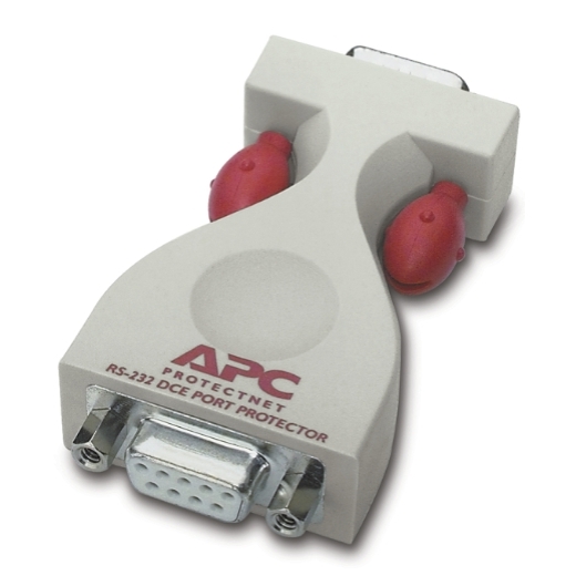 APC ProtectNet standalone surge protector for Serial RS232 lines (9 pin male to female)