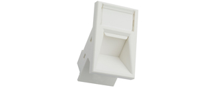 Excel Keystone LJ6C Mounting Adapter With White Shutter - Angled