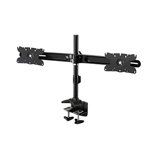 Amer Mounts AMR2C32 Dual Monitor Mount Clamp Max 32 Inch Monitor