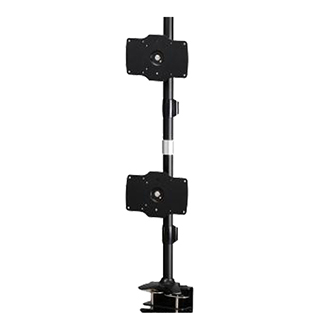 Amer Mounts AMR2C32V Dual Monitor Vertical Clamp Mount Max 32 Inch