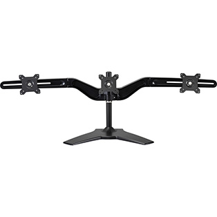Amer Mounts AMR3S Triple Monitor Stand Mount Max 24 Inch