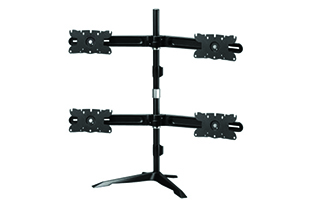 Amer Mounts AMR4S32 Quad Monitor Stand Mount Max 32 Inch Display