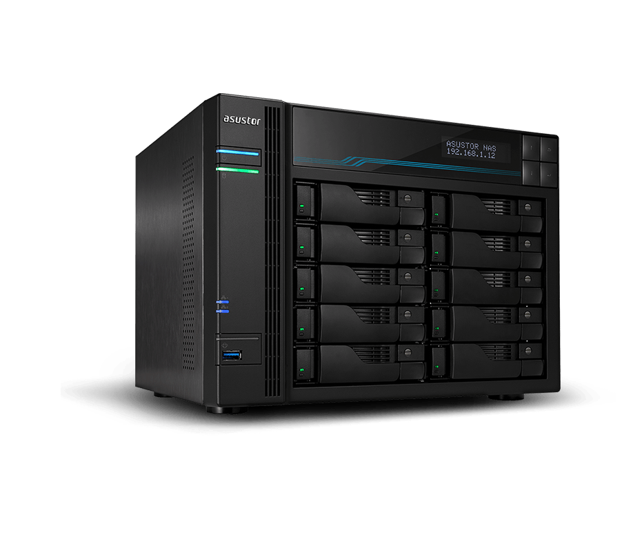Asustor AS6510T NAS/storage server Ethernet LAN Tower Black
