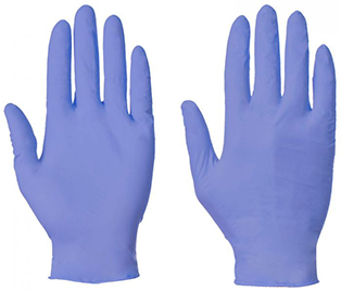 Medical Nitrile Blue Gloves (Single Box of 100) Medium
