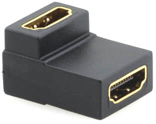 Kramer AD-HF/HF/RA HDMI to HDMI Right-Angled Gender Changer