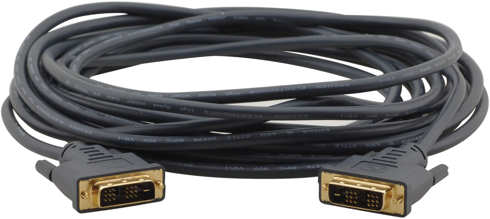 Kramer Flexible DVI–D Male-Male Cable