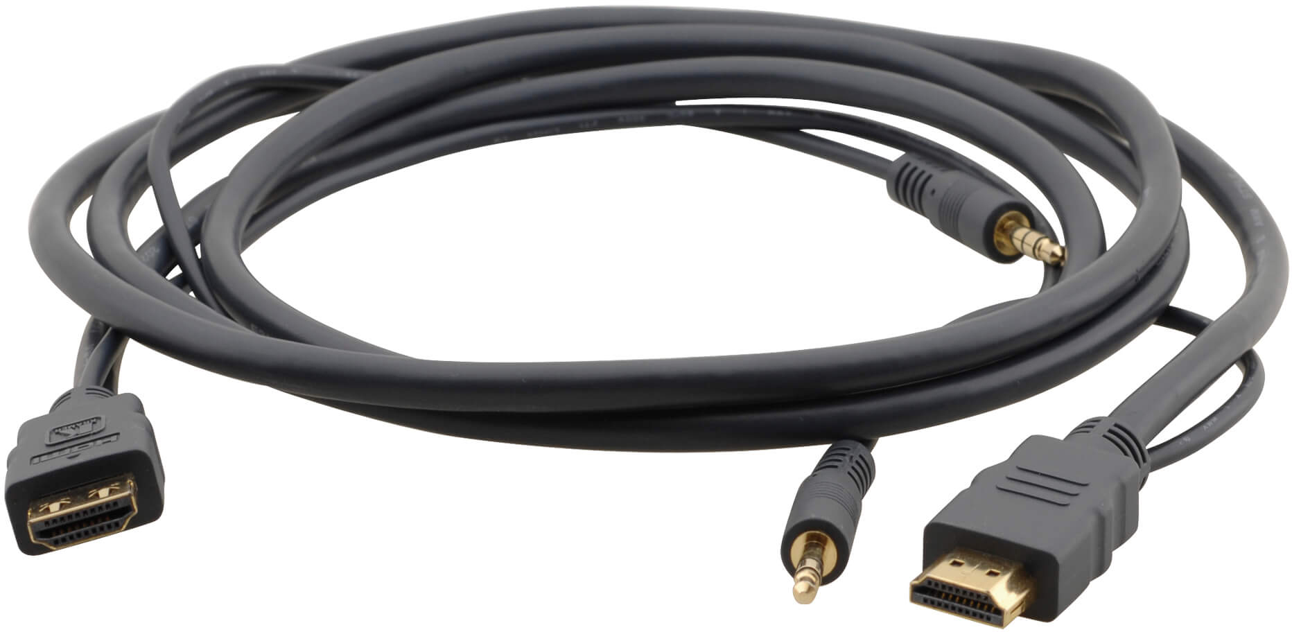 Kramer High–Speed HDMI Flexible Cable w/ Ethernet and 3.5mm Stereo Audio
