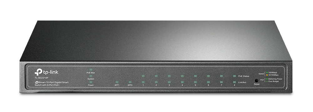 You Recently Viewed TP-Link TL-SG2210P JetStream 8 Port Gigabit Smart PoE+ Switch Image