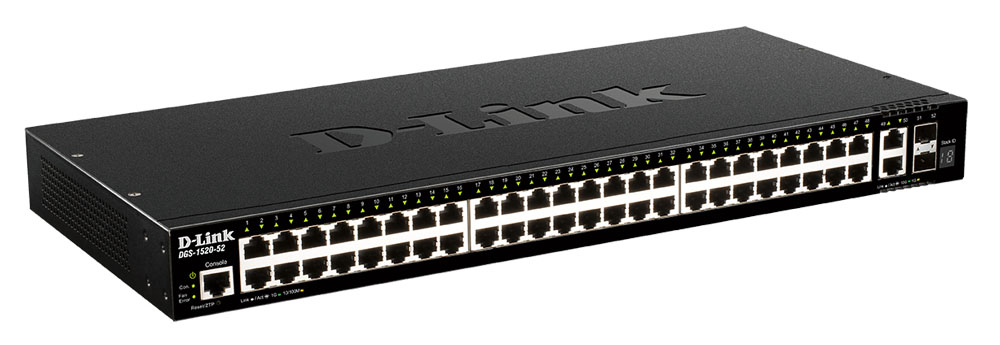 You Recently Viewed D-Link DGS-1520-52 Layer 3 Stackable Smart Managed Switch Image