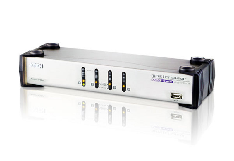 You Recently Viewed 4-Port USB VGA Dual Display/Audio KVMP™ Switch   Image