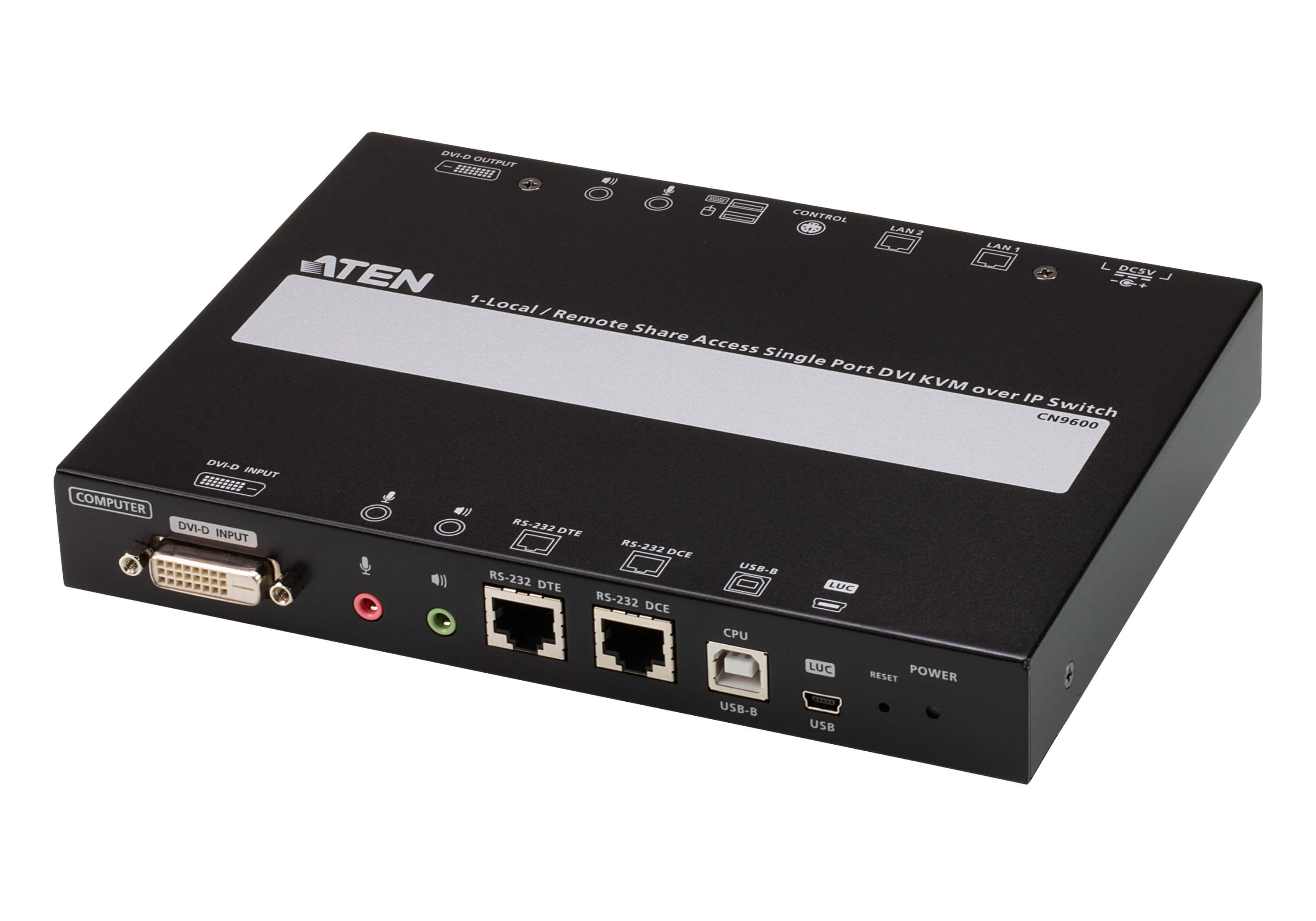 You Recently Viewed Aten CN9600 Share Access Single Port DVI KVM over IP Switch  Image