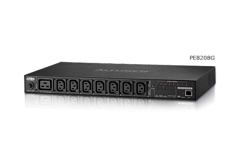 You Recently Viewed Aten PE8208G 1U 16A, C13x7 C19x1 Eco PDU Image