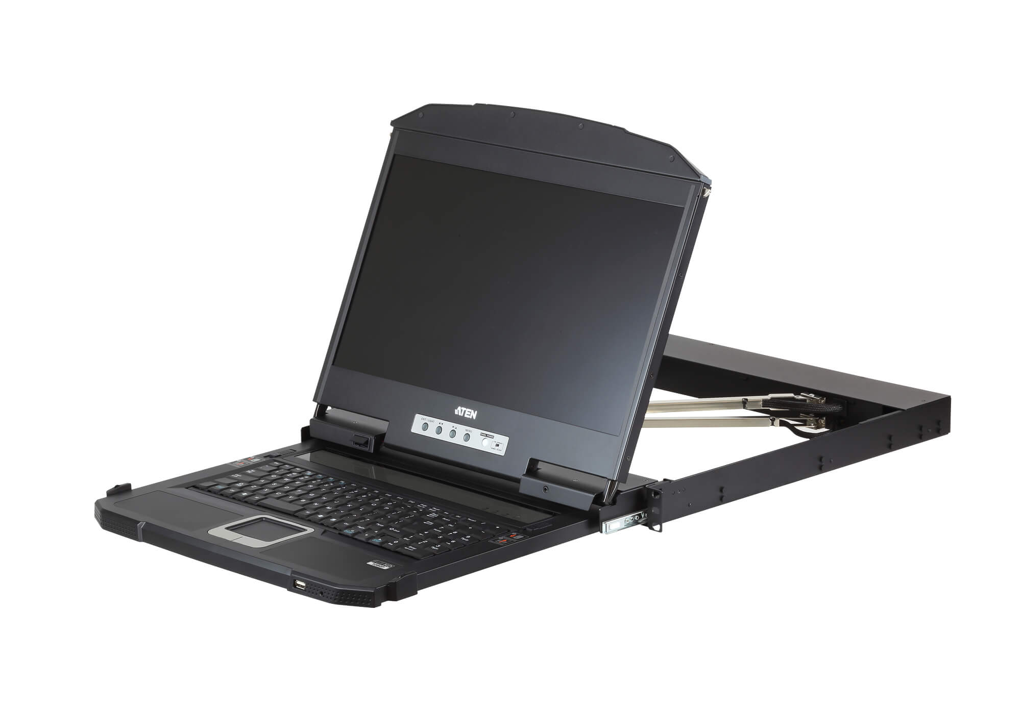 You Recently Viewed Aten CL3800NW 18.5in Short Depth USB HDMI DVI VGA LCD Console Image