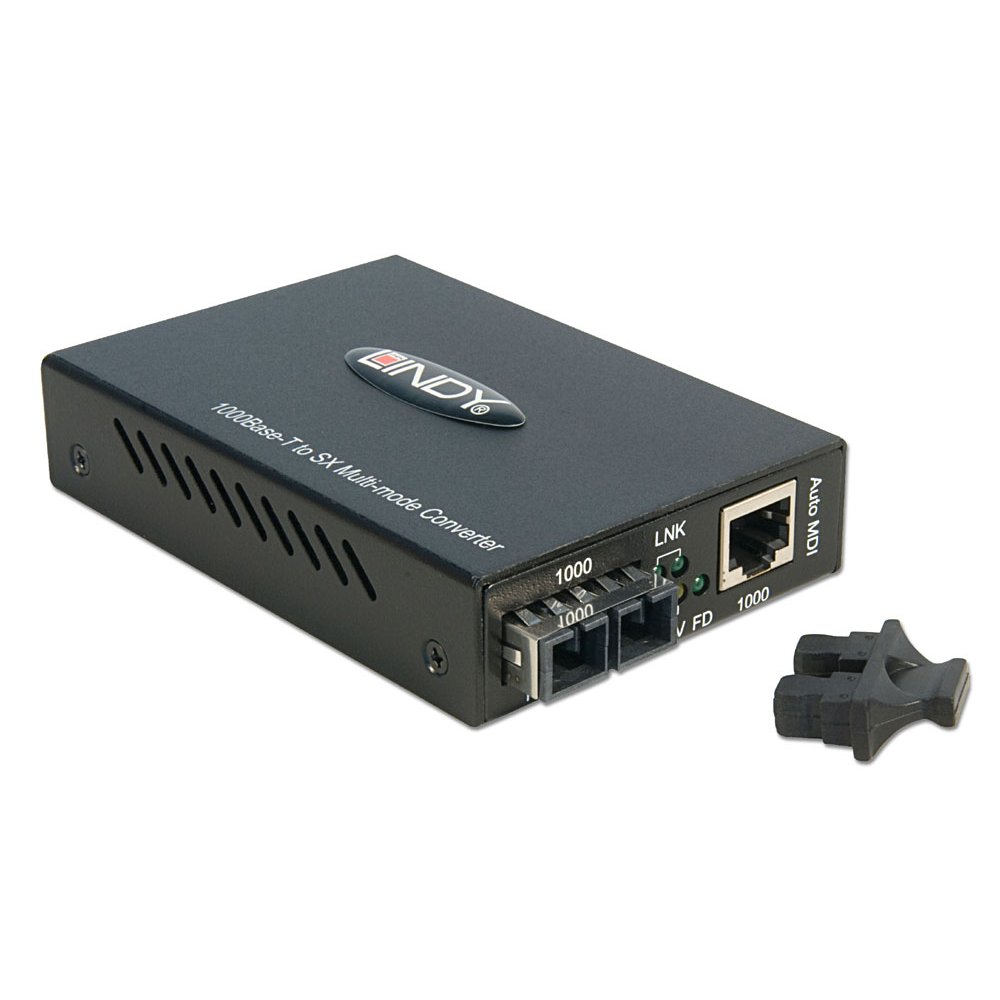 You Recently Viewed Lindy 25112 SC GE Multi-mode Fibre Optic Converter Image