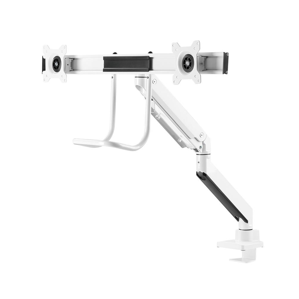 You Recently Viewed Neomounts NM-D775DXWHITE Full Motion Dual Desk Mount - White Image